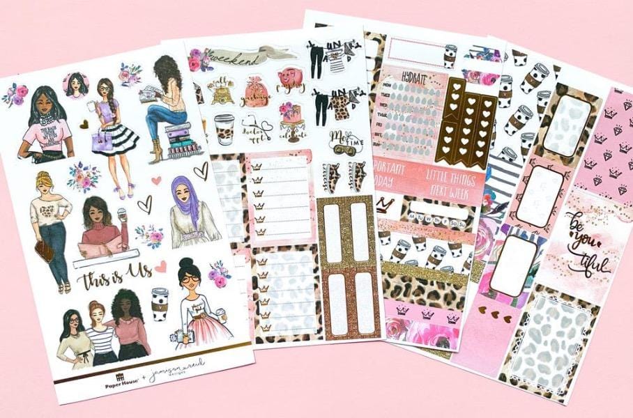  Planner Stickers - Jamison Reid Be-You-Tiful Weekly Kit、mySite、ghnorth