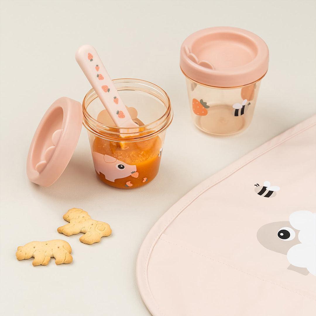 Done By Deer Baby Food Container 2 Pack - Tiny Farm Powder、mySite、merchandisen