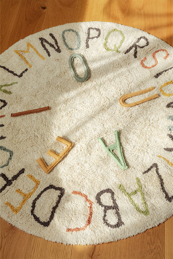 Washable Play Rug ABC color and letters、mySite、gigharbornorthrealestate