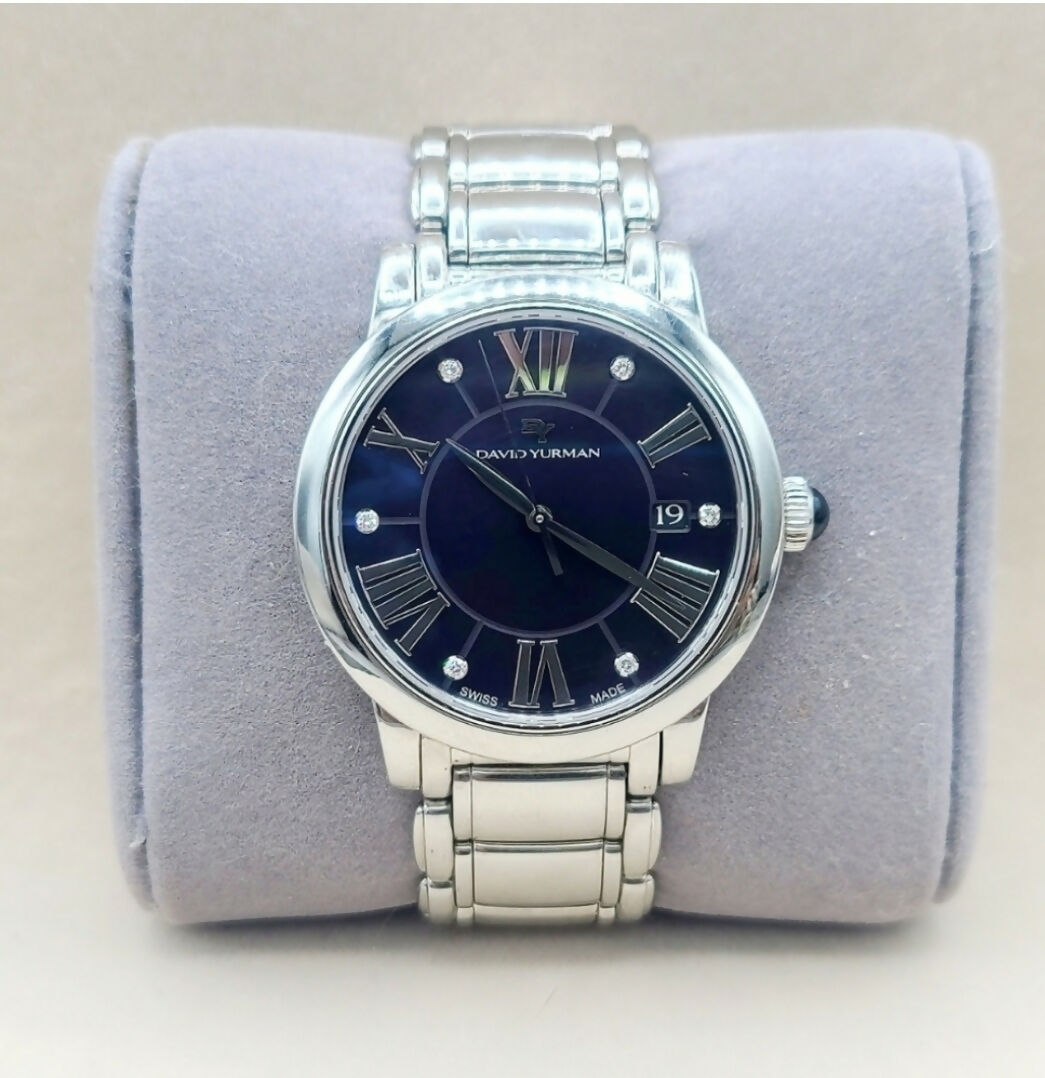 David Yurman 38mm Classic Quartz Diamond Watch、mySite、hinf8tx79