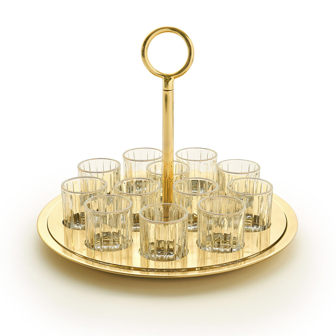  Set of 12 Shot Glasses with Tray、mySite、elrpsem3k