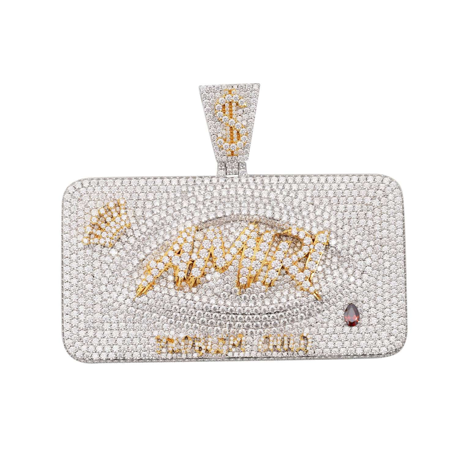 AMIRI Custom Moissanite Name Pendant 14K Gold、mySite、hinf8tx79