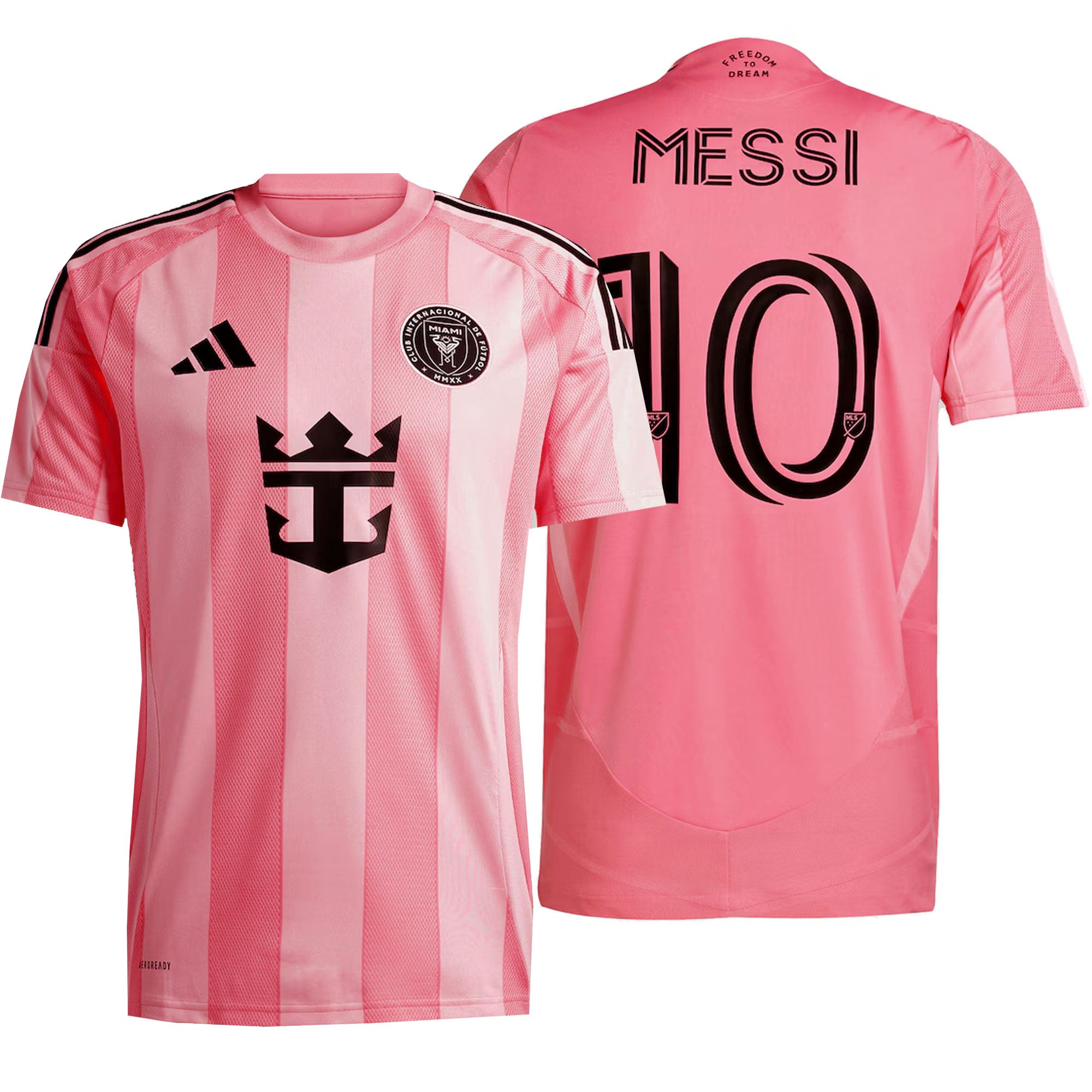 adidas Men's Inter Miami 2025/26 Home Jersey w/ Messi #10 Printing、mySite、bottomscart