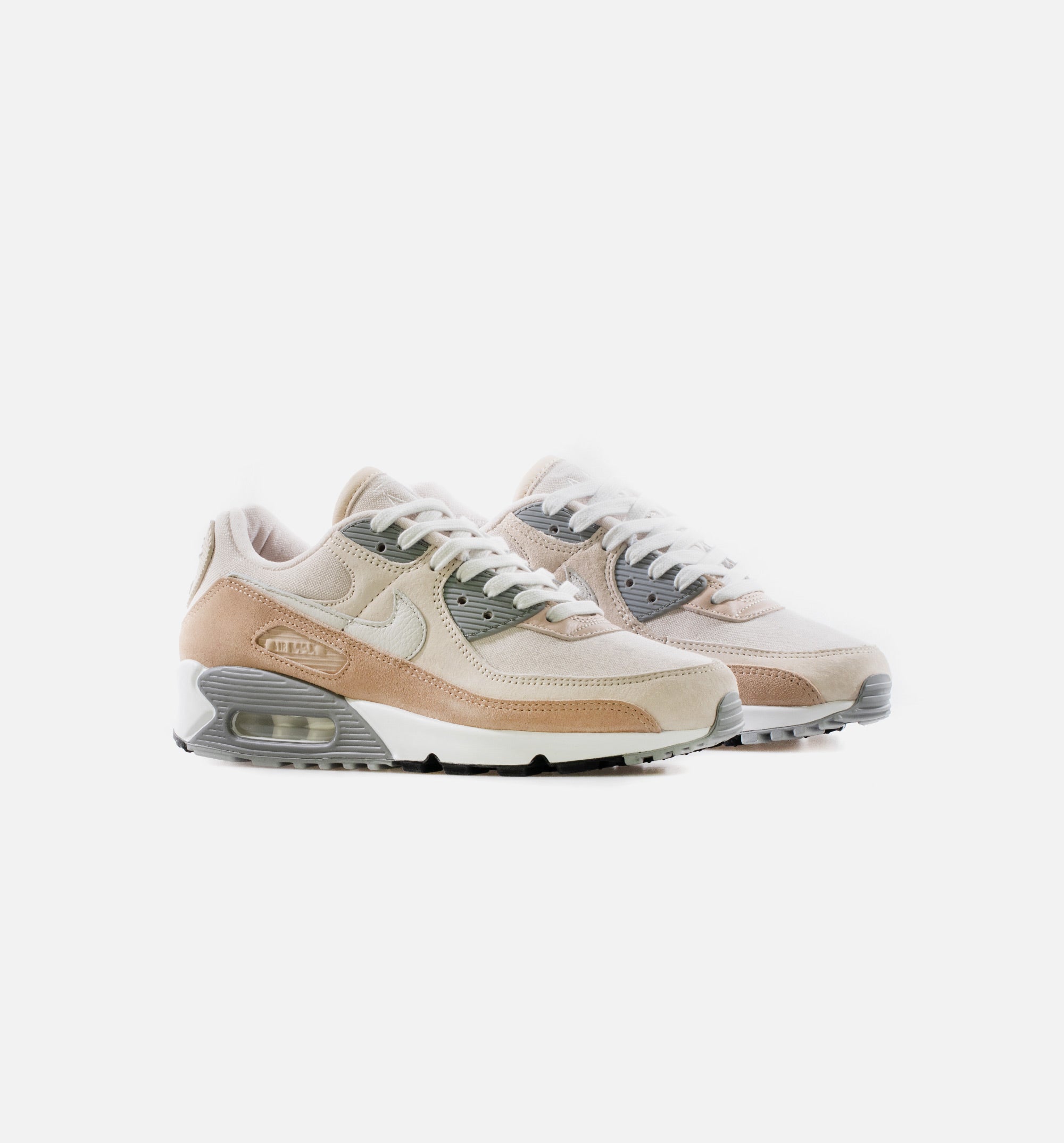 Air Max 90 PRM Mens Lifestyle Shoe - White/ Tan/Gray、mySite、dreamappss