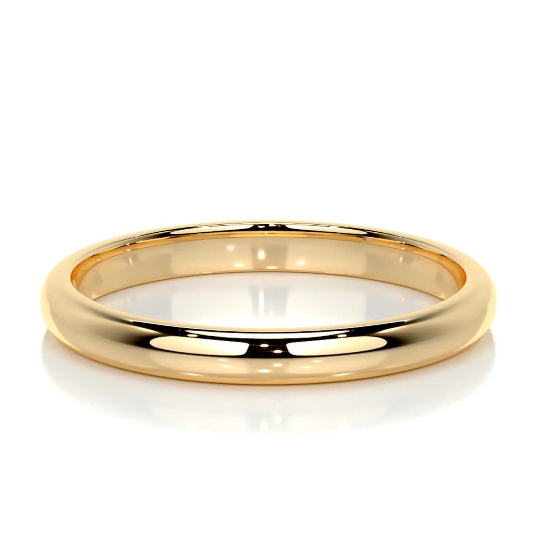 Max Men's Diamond Wedding Band (0.02 Carat) -18K Yellow Gold、mySite、hinf8tx79