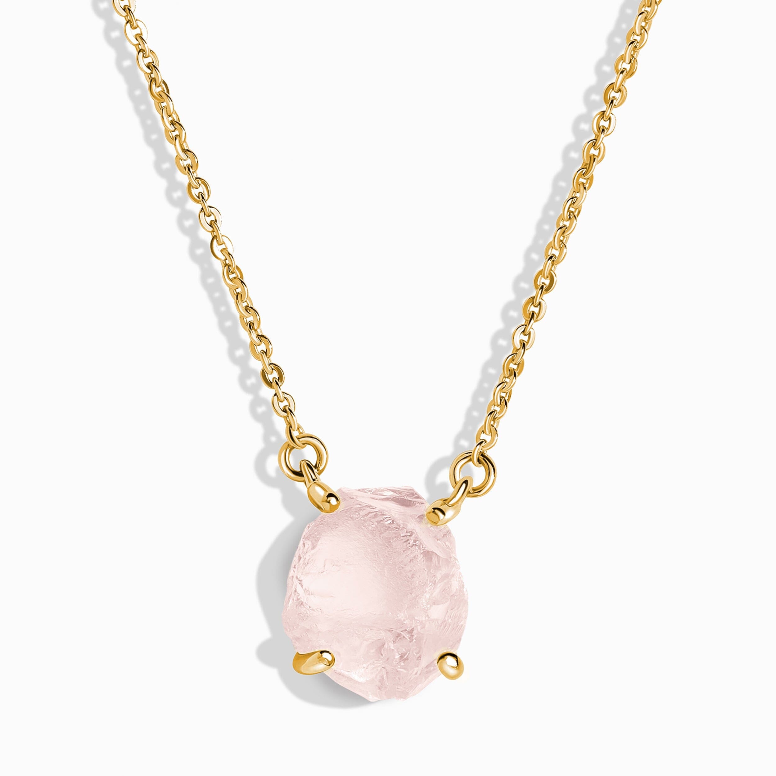 Raw Crystal Necklace - Rose Quartz 'Self-Love'、mySite、hinf8tx79