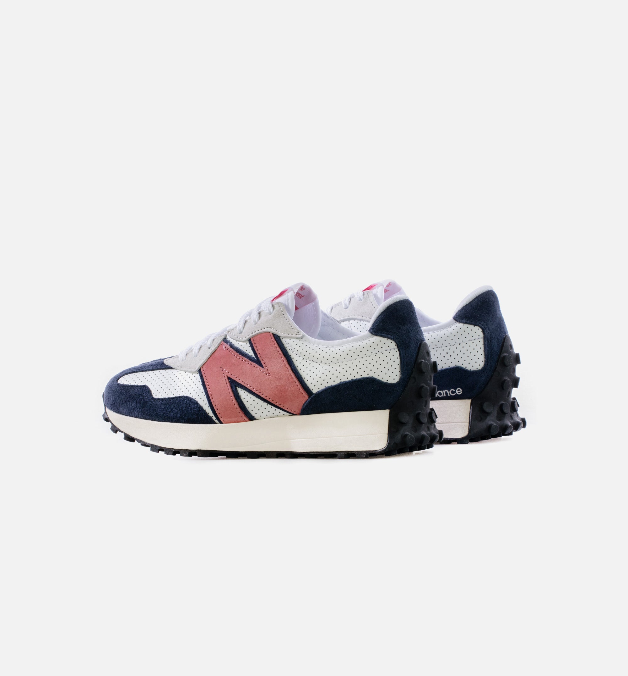 327 Mens Lifestyle Shoe - White/Pink/Navy、mySite、dreamappss