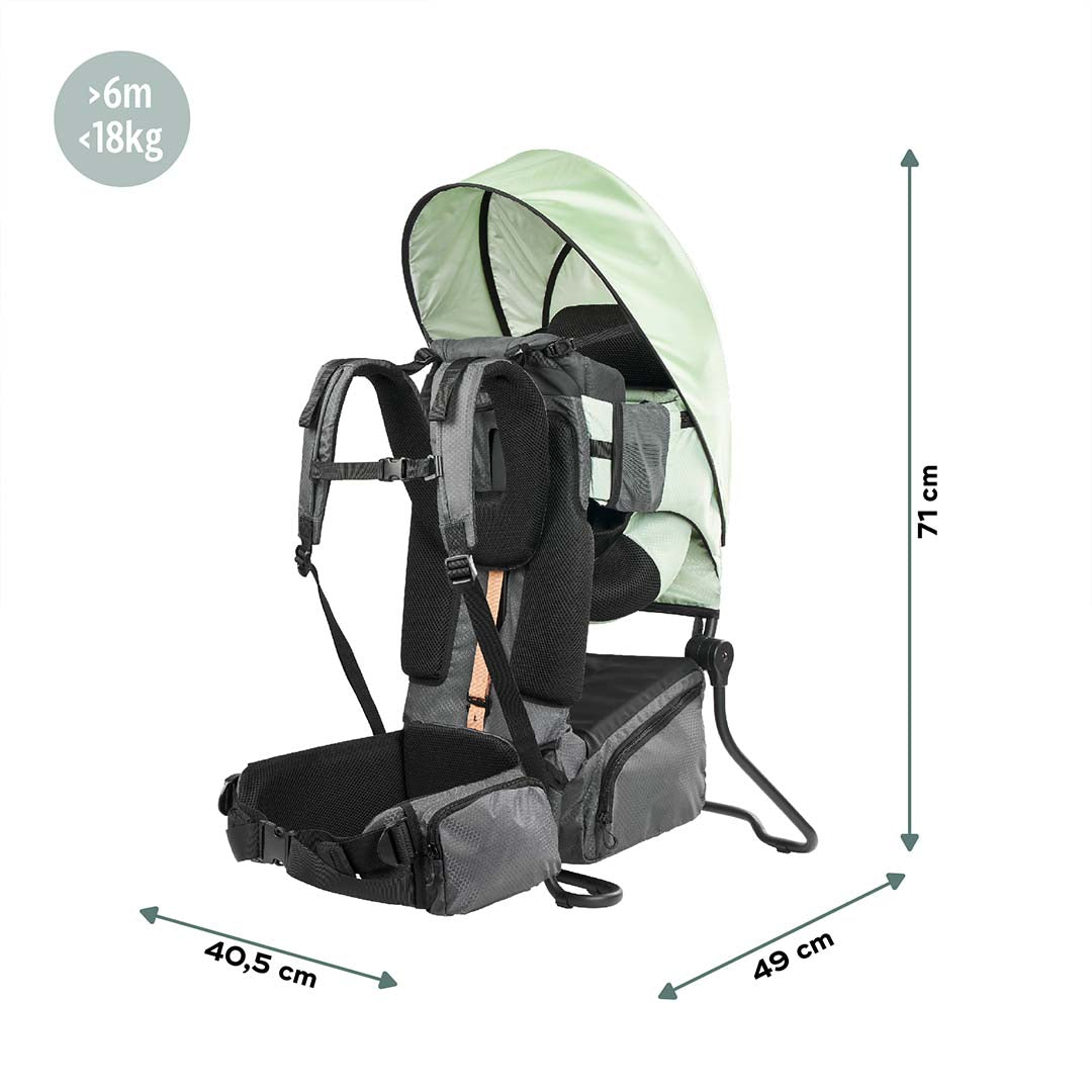  Babymoov Moov & Hike Baby Carrier - Sage Green、mySite、merchandisen