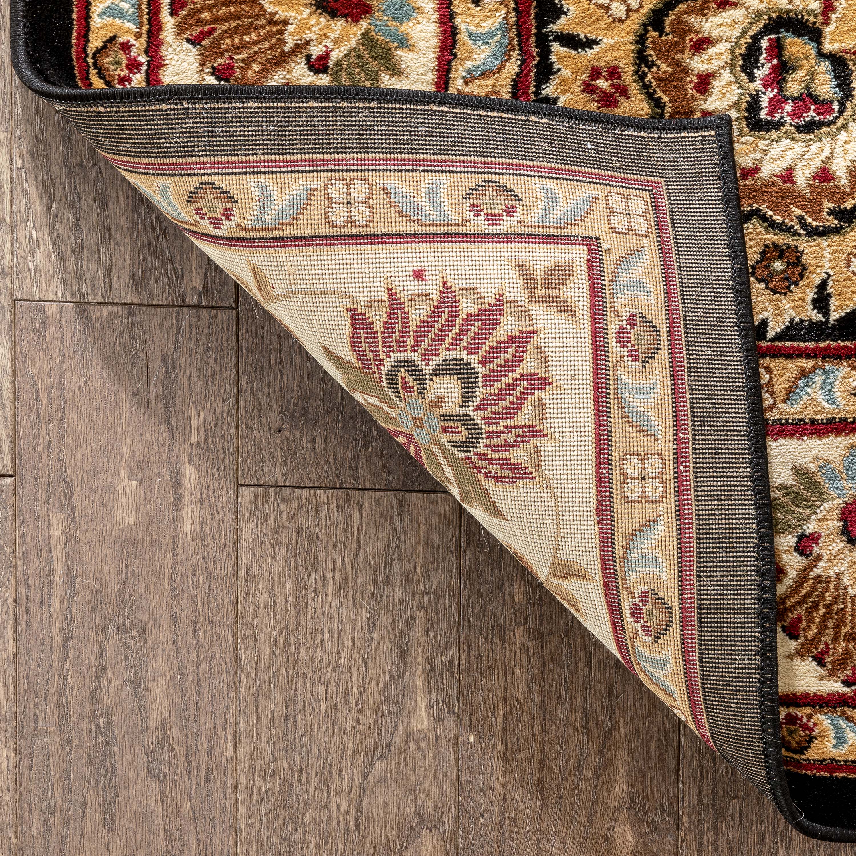 Abbasi Black Traditional Rug、mySite、gigharbornorthrealestate