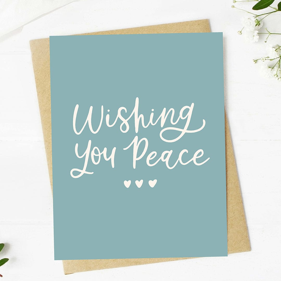  Wishing you peace Sympathy Card、mySite、ghnorth