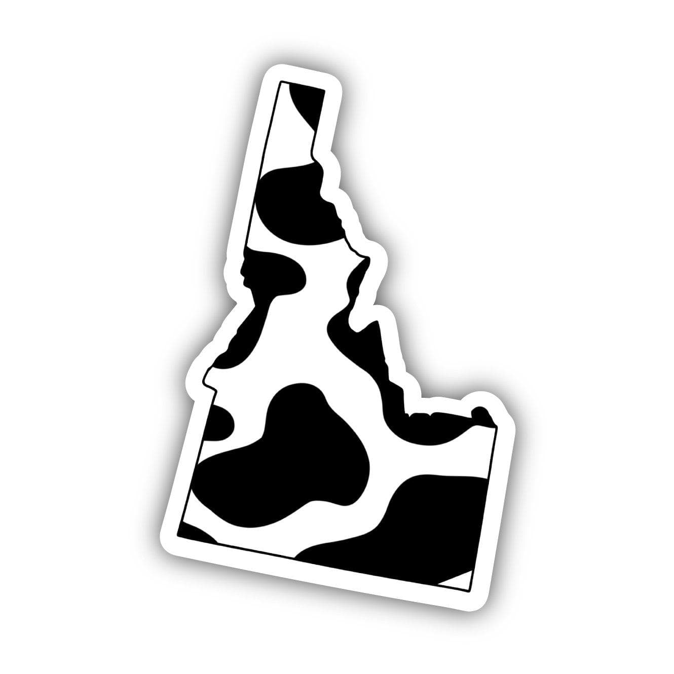  Idaho Cow Pattern Sticker、mySite、elrpsem3k