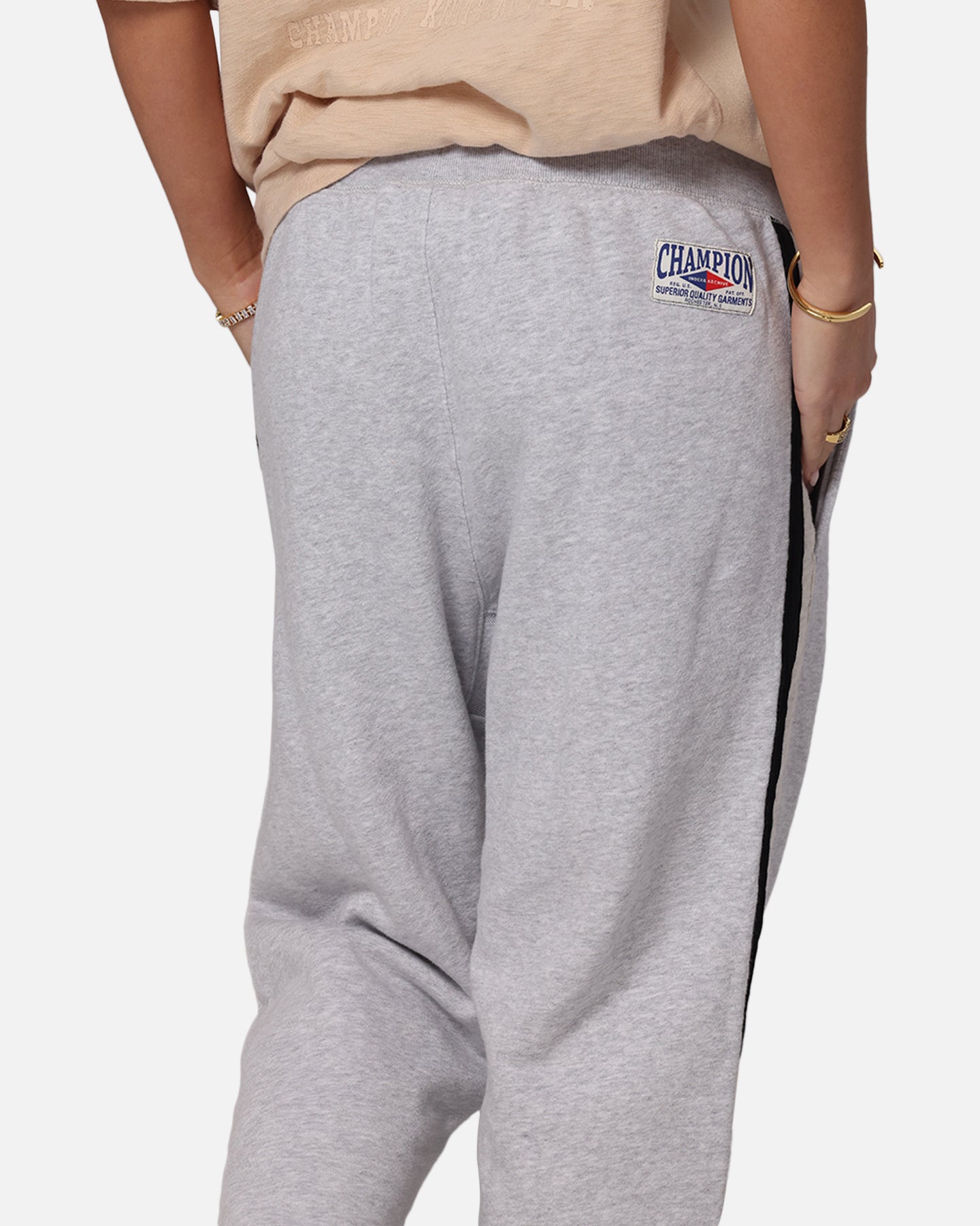 Champion 50's P.E Warm Up Sweatpants Oatmeal Heather、mySite、zt4zffjzw