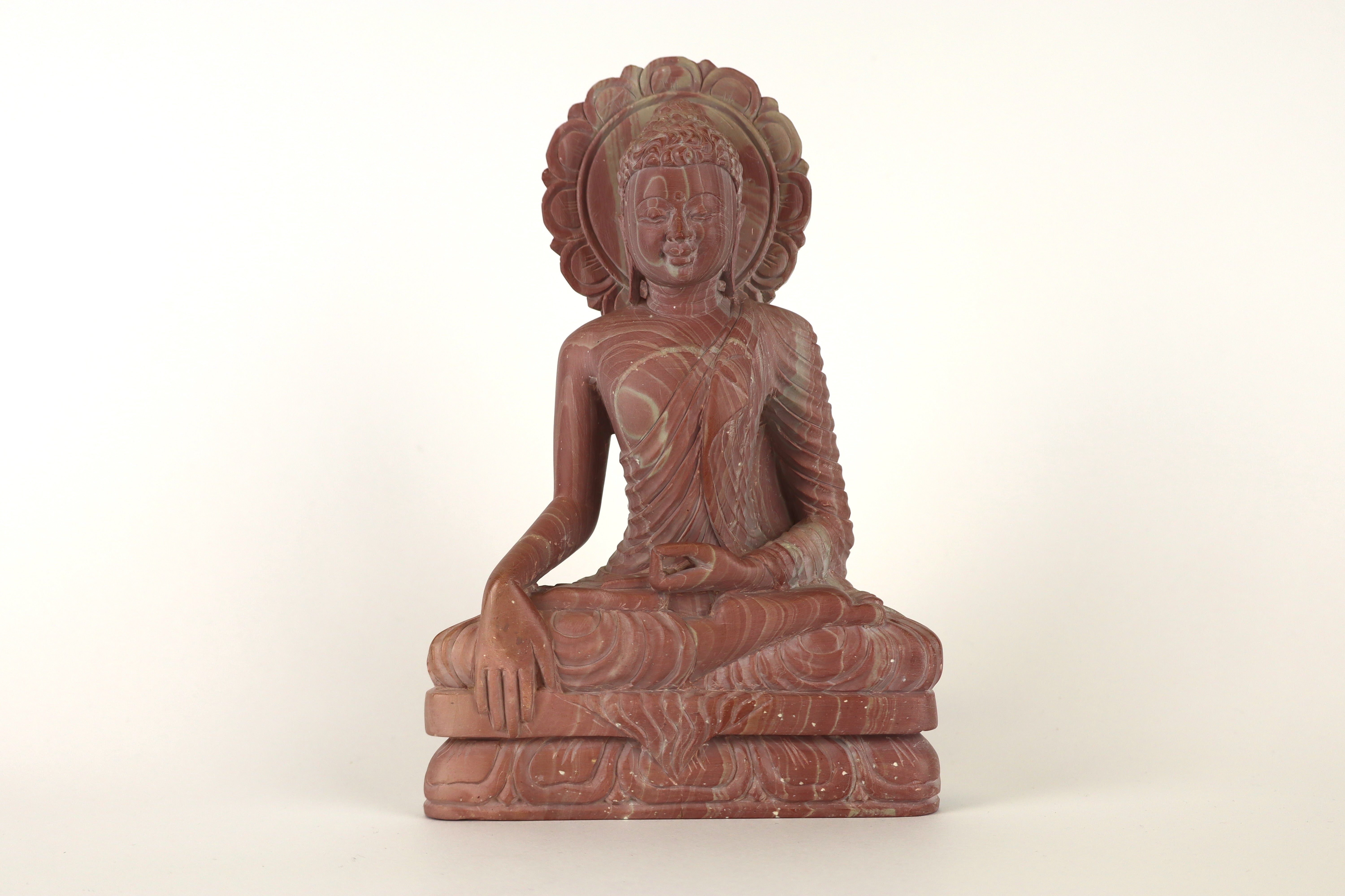 Sitting Buddha - Softstone (Small, 20cm)、mySite、topwebapps