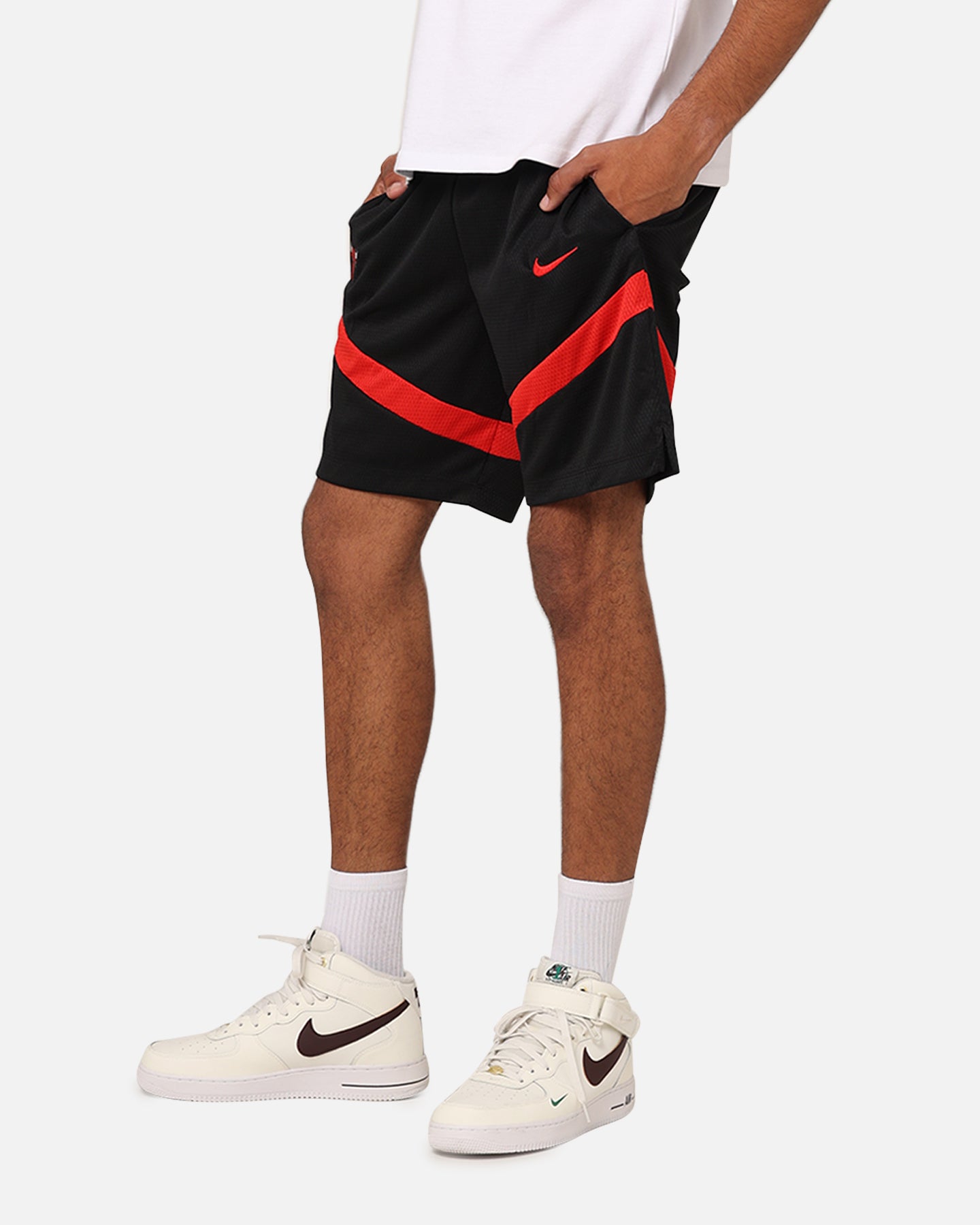 Nike Chicago Bulls Dri-FIT Practice Icon+ Shorts Black/University Red、mySite、zt4zffjzw