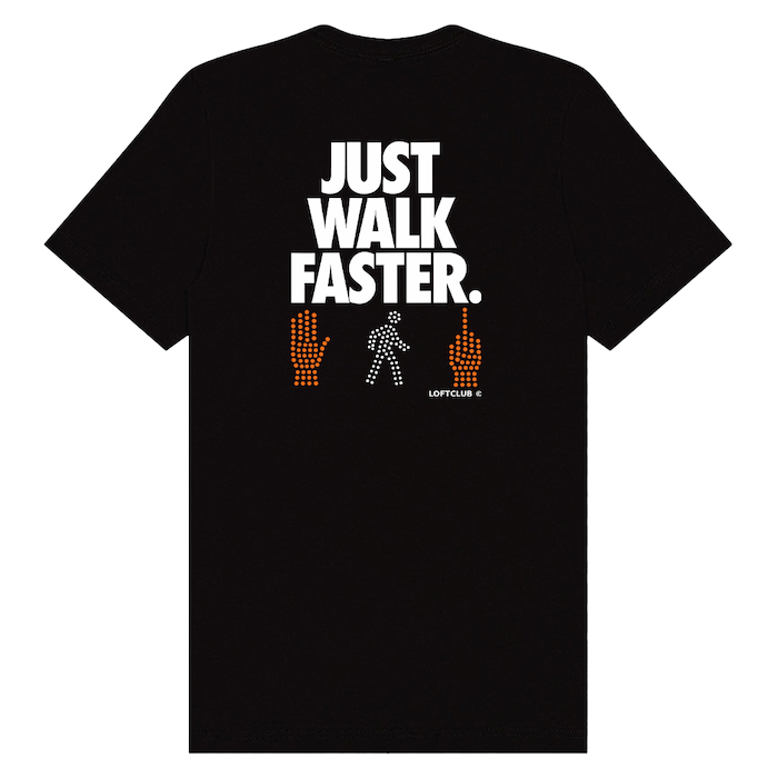 Just Walk Faster® NYC Tee、mySite、vikingsvslions