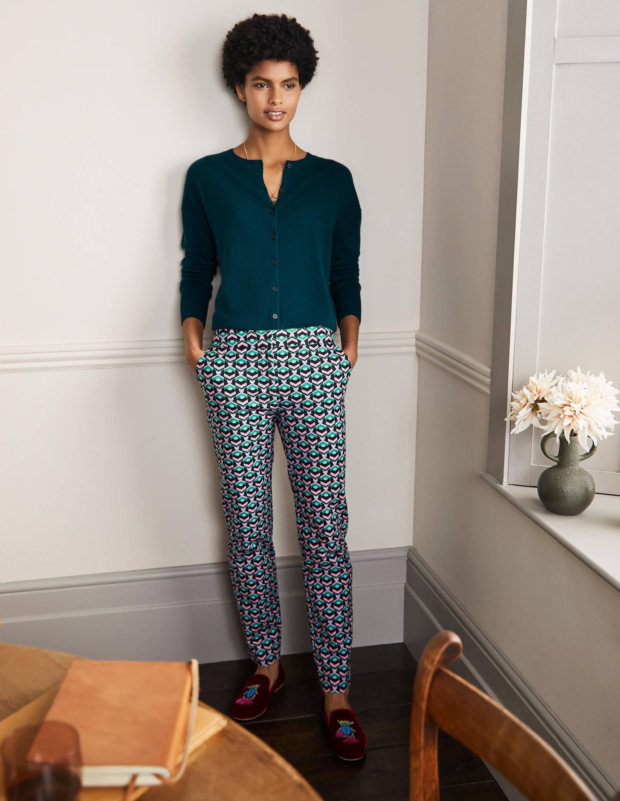  Cashmere Cardigan-Dark Teal、mySite、ashleygrahame