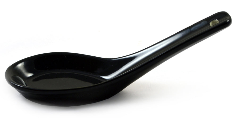 Black Ceramic Japanese Soup Spoon、mySite、topwebapps