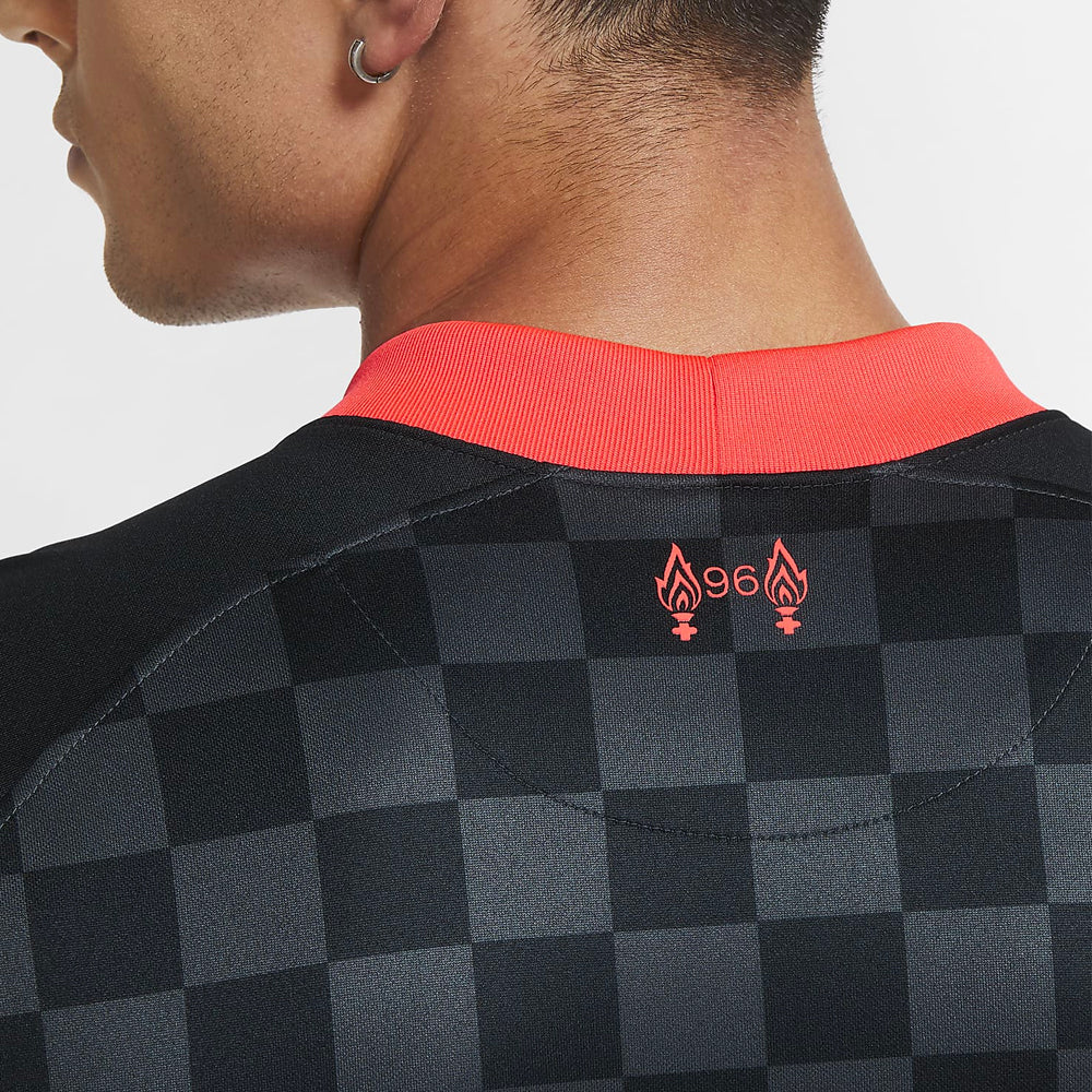Nike Men's Liverpool 20/21 Third Jersey Anthracite/Black/Laser Crimson、mySite、noshort