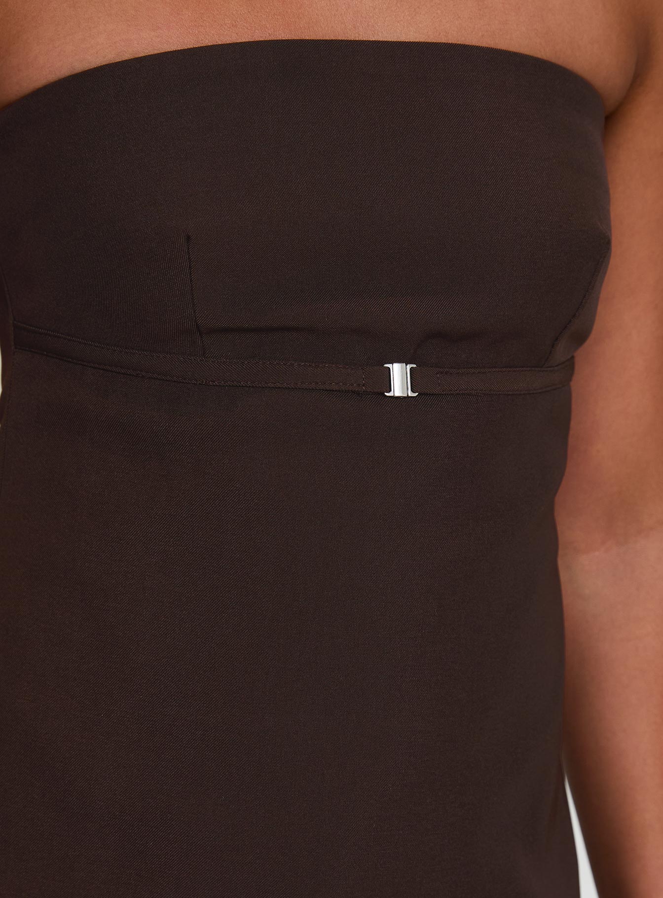 Irresistible Strapless Top Chocolate、mySite、solidvoid