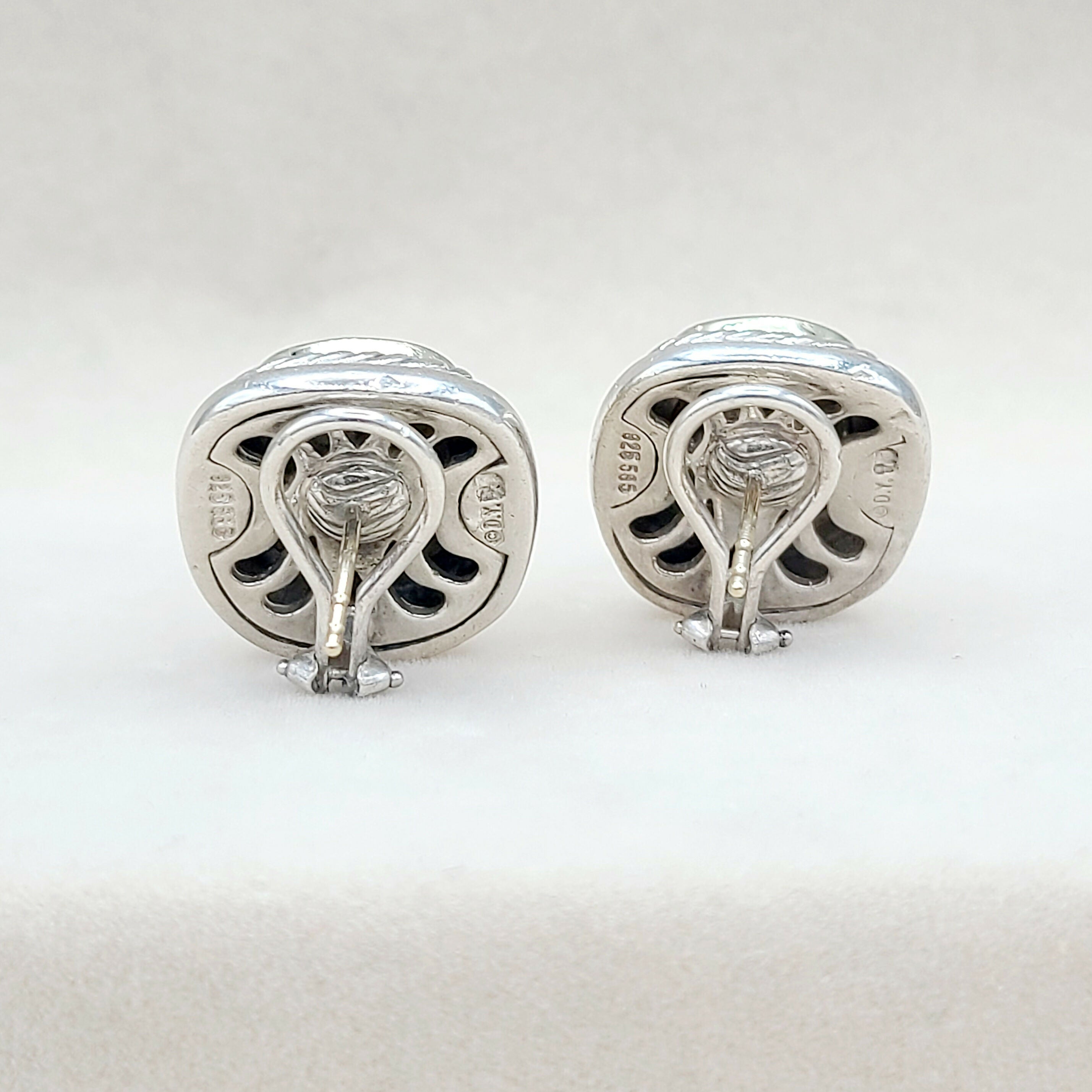 David聽Yurman聽Albion聽Gold聽Dome聽Earrings Large、mySite、hinf8tx79