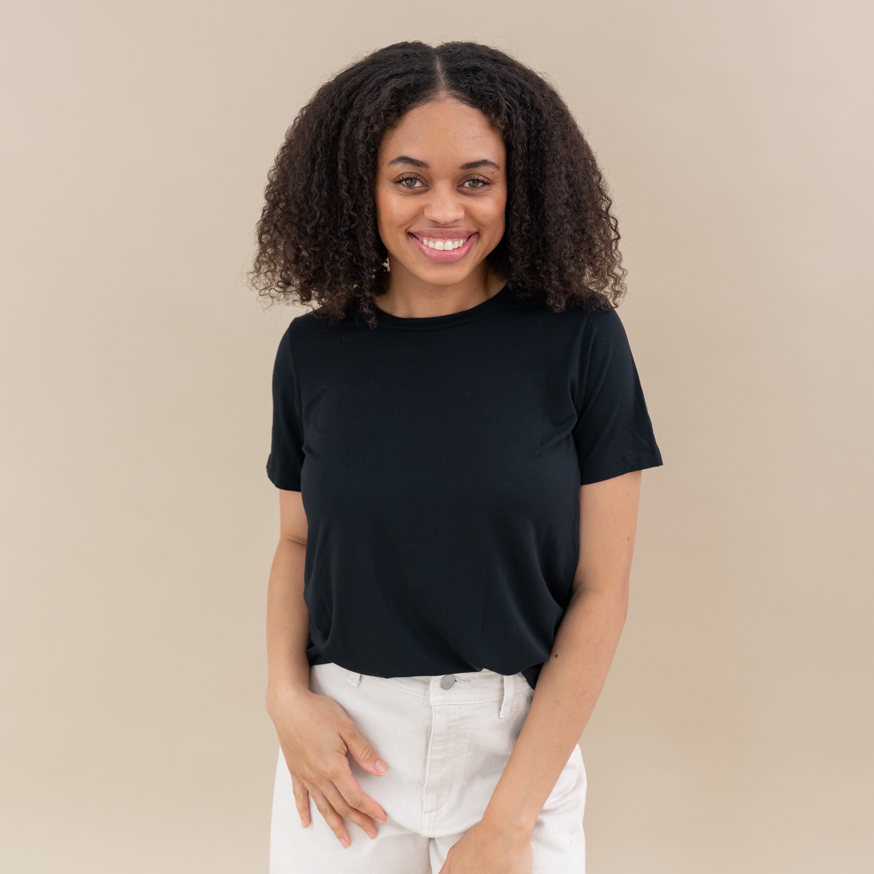  Women's Crew Neck Tee in Midnight、mySite、layawaytickets