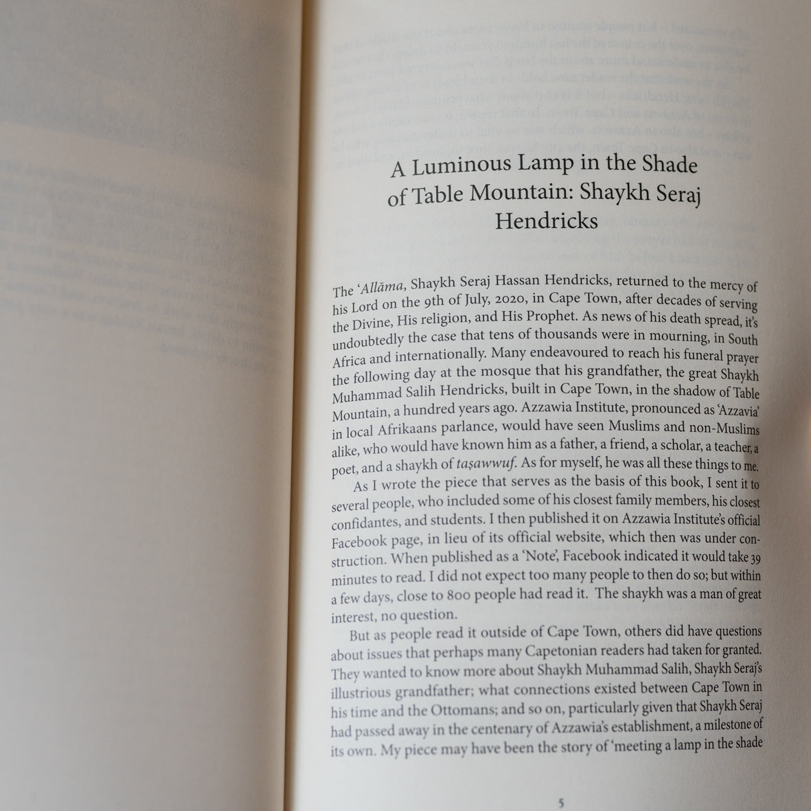 A Luminous Lamp: Shaykh Seraj Hendricks、mySite、topwebapps