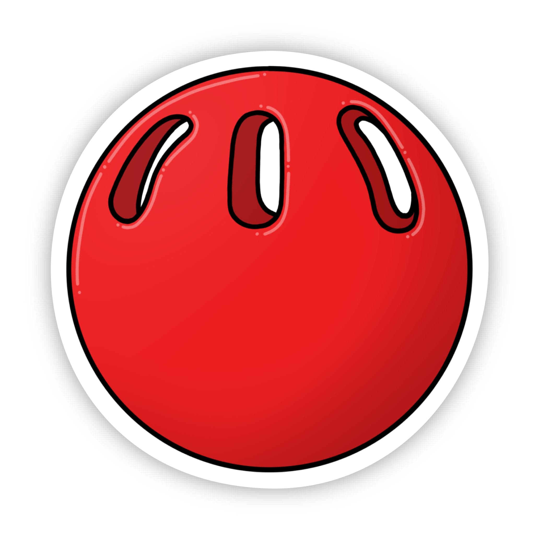  Red Wiffle Ball Sticker、mySite、ghnorth