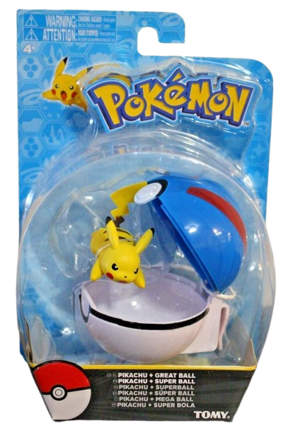Pokemon Clip 'N' Carry Figure and Ball Set : Pikachu, Dedenne, Noibat (Individual)、mySite、waistdrama
