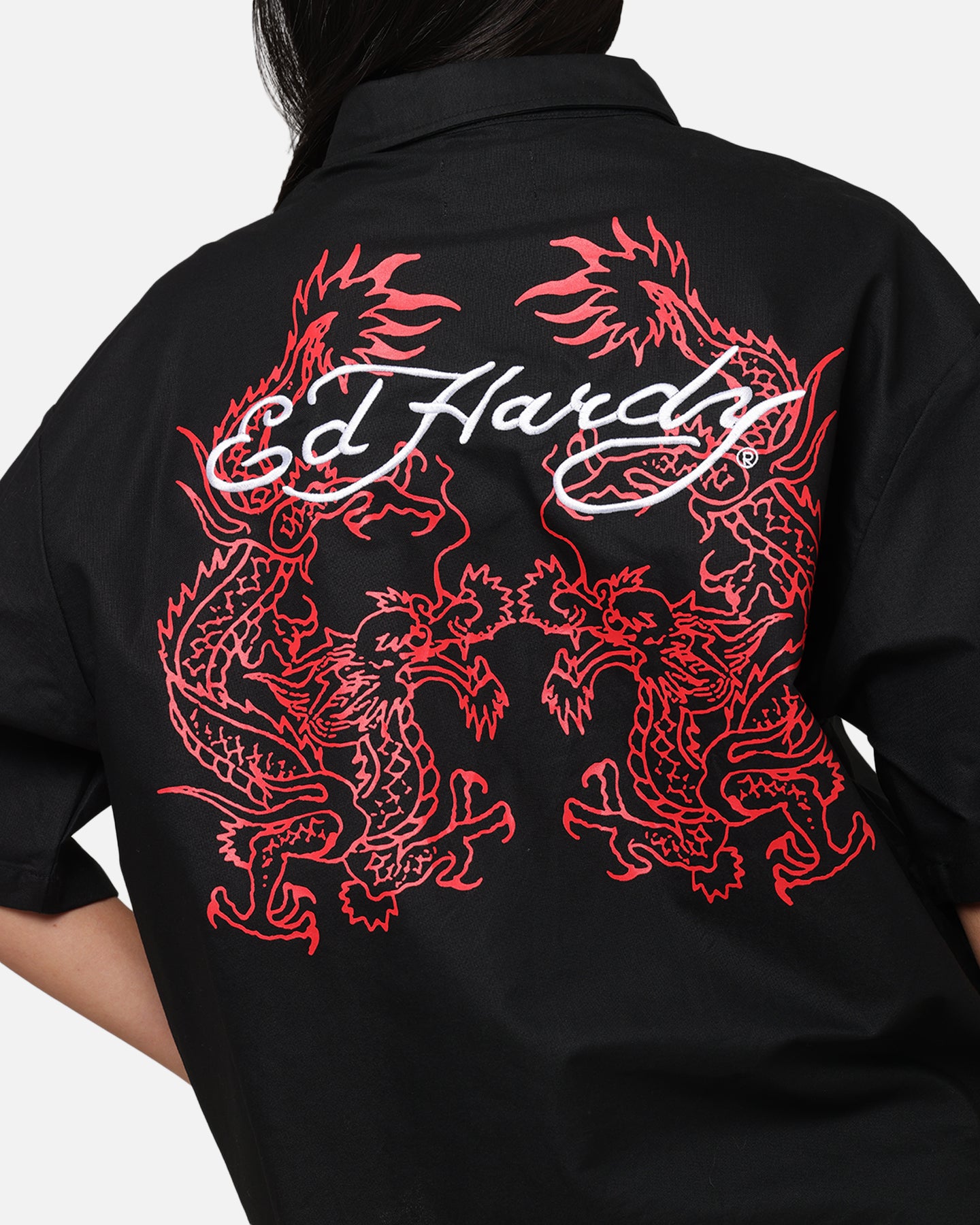 Ed Hardy Dragon Zip Shirt Black、mySite、zt4zffjzw