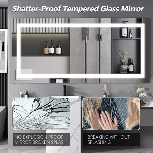 LED Crystal Mirror Light With Dimmable Lights、、eastwooduniform