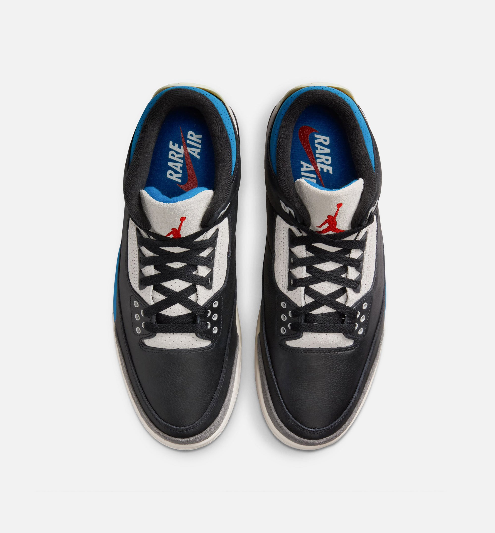 Air Jordan 3 Retro OG Rare Air Mens Lifestyle Shoe - Black/Chile Red/Neutral Grey Free Shipping、mySite、dreamappss