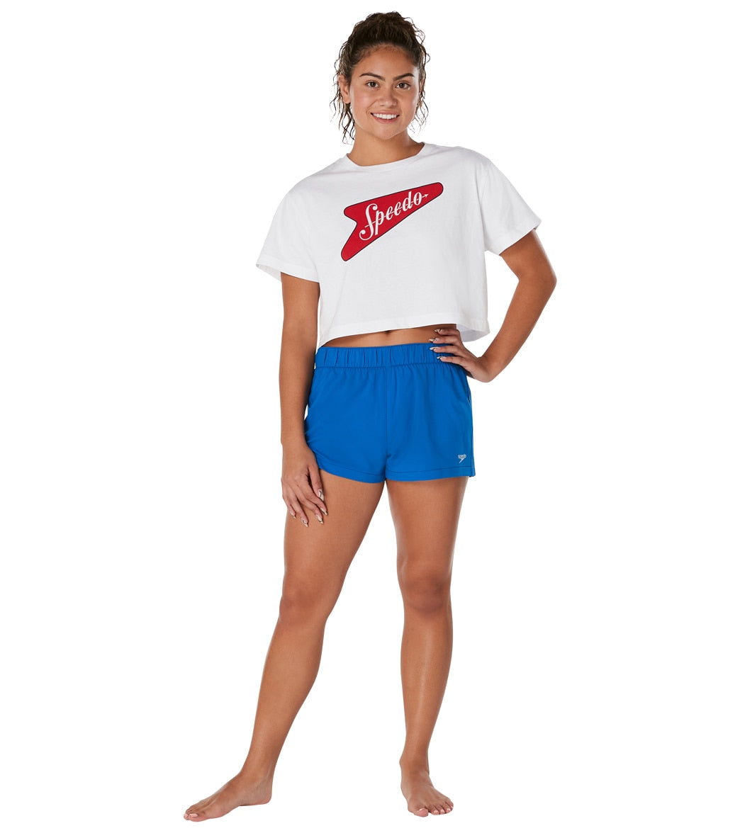 Speedo Women's Solid Volley Shorts、mySite、noshort