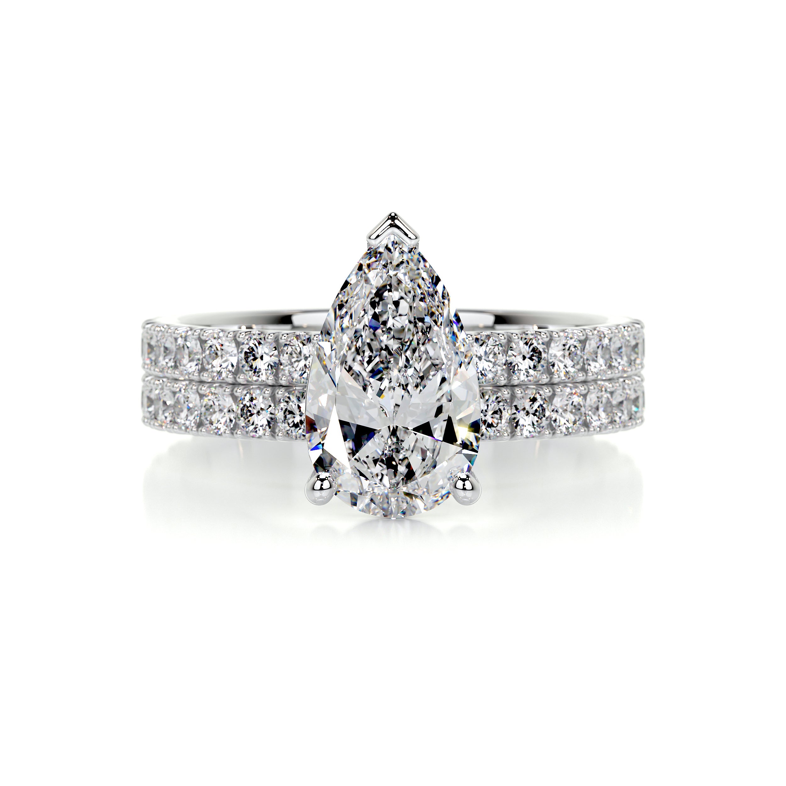 Stephanie Diamond Bridal Set -18K White Gold、mySite、hinf8tx79