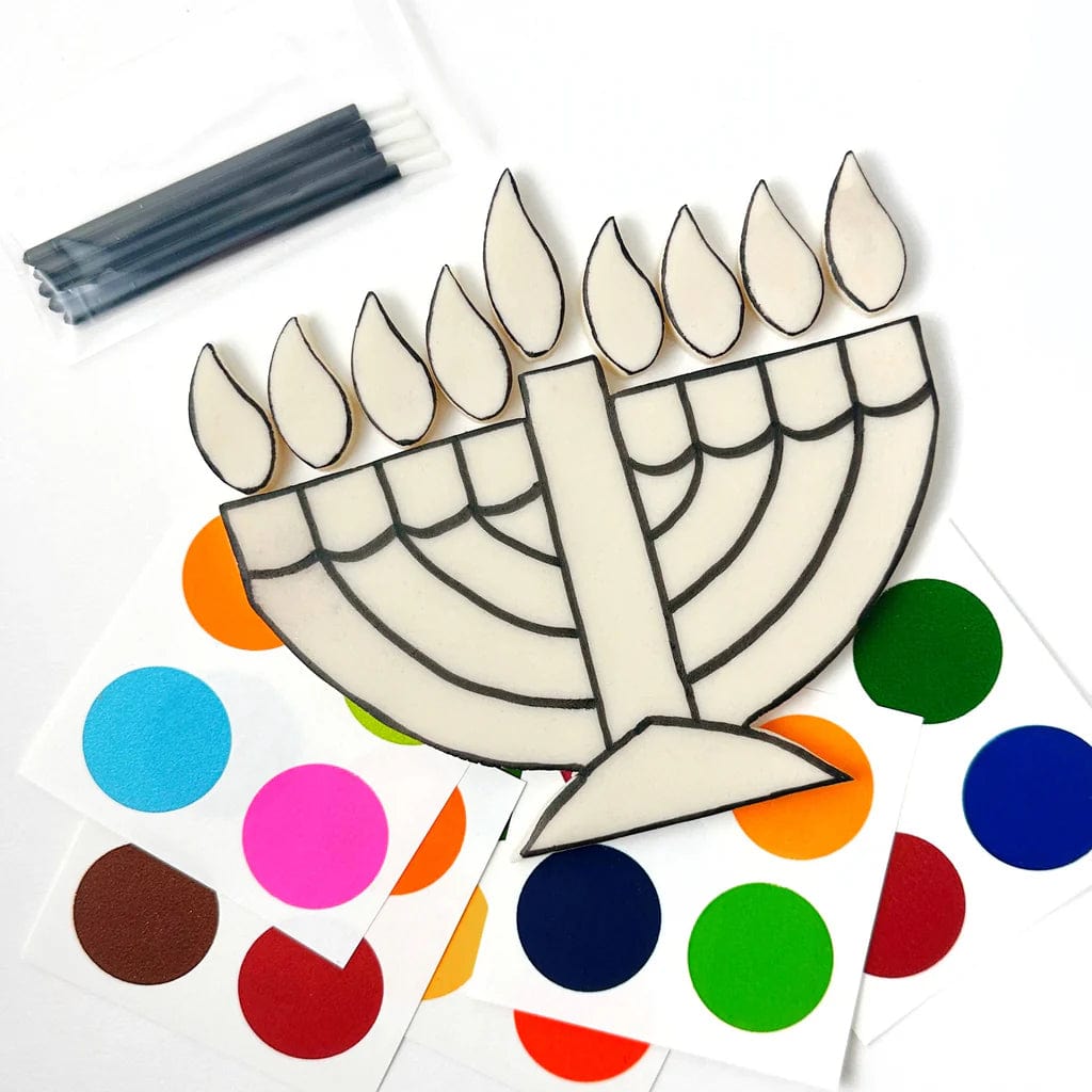 Paint-Your-Own Marzipan Hanukkah Menorah、mySite、topwebapps