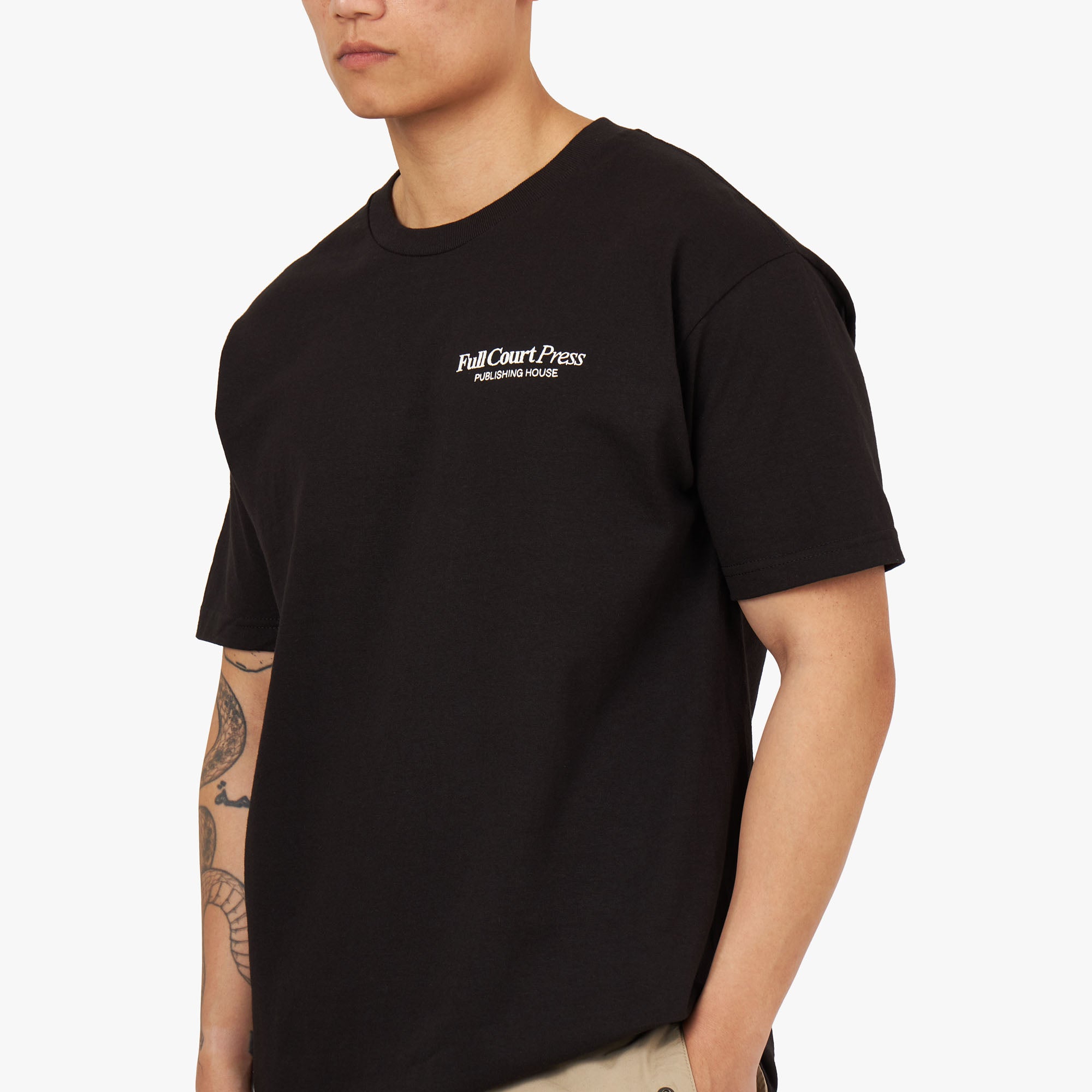  Full Court Press SP24 Logo T-Shirt / Black、mySite、merchandisen