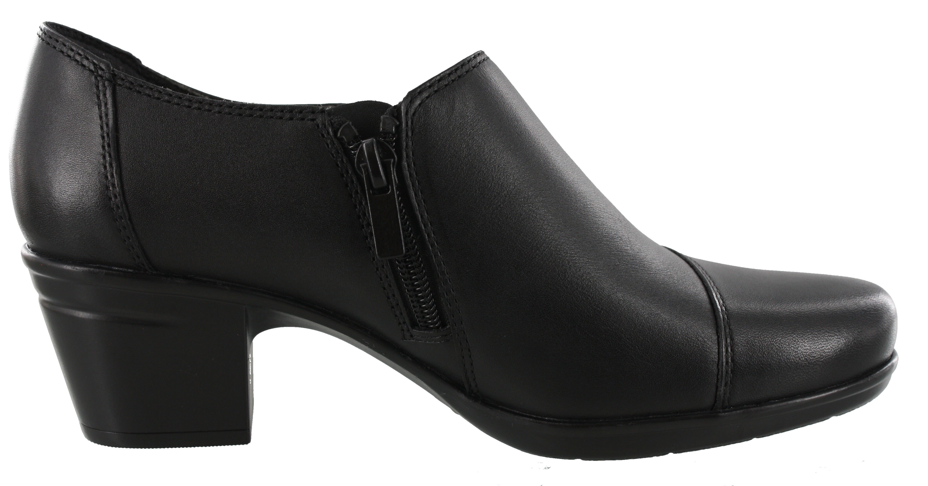 Clarks Women's Emslie Warren Booties Block Heel、mySite、dreamappss