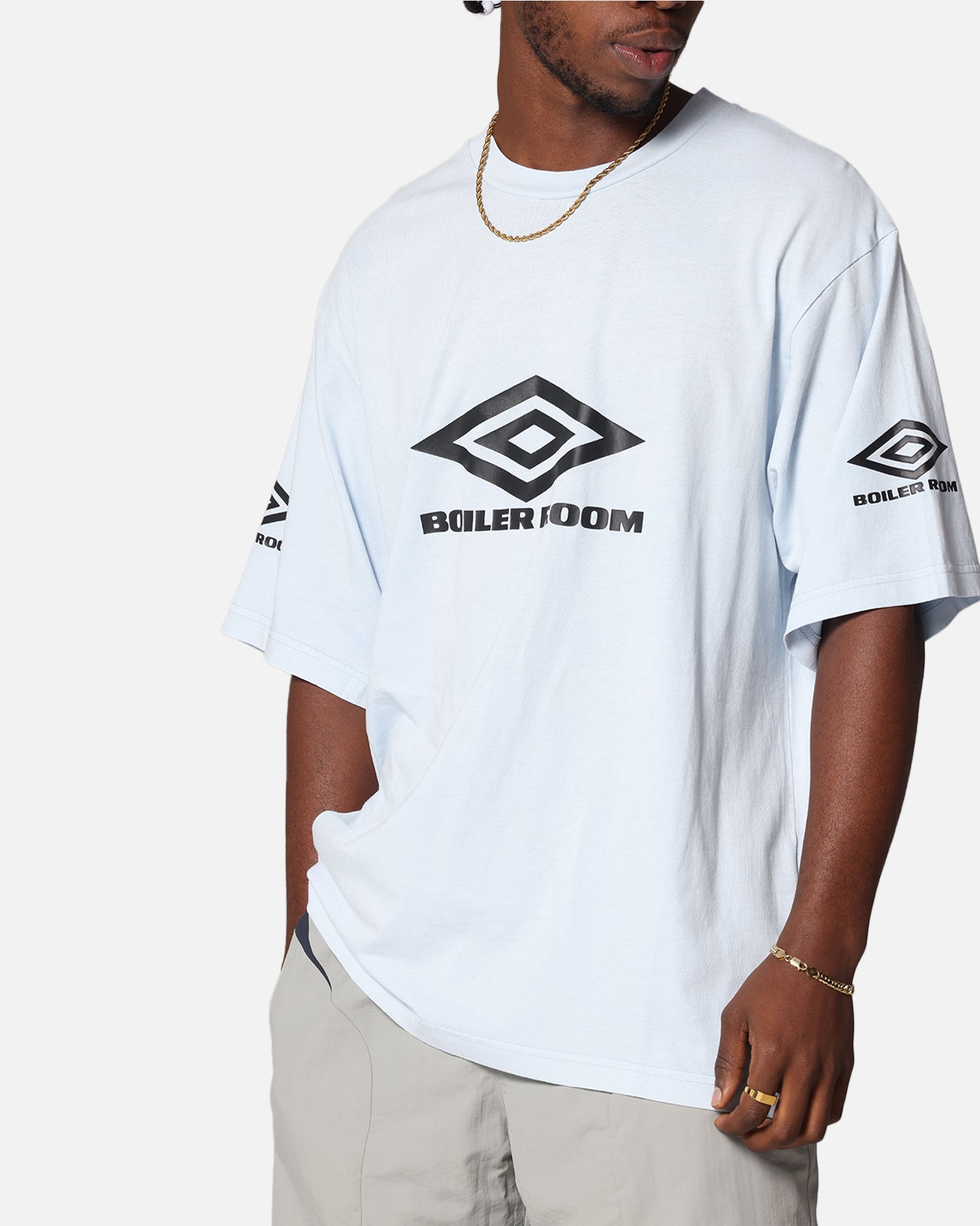 Boiler Room X Umbro Washed T-Shirt Blue、mySite、zt4zffjzw