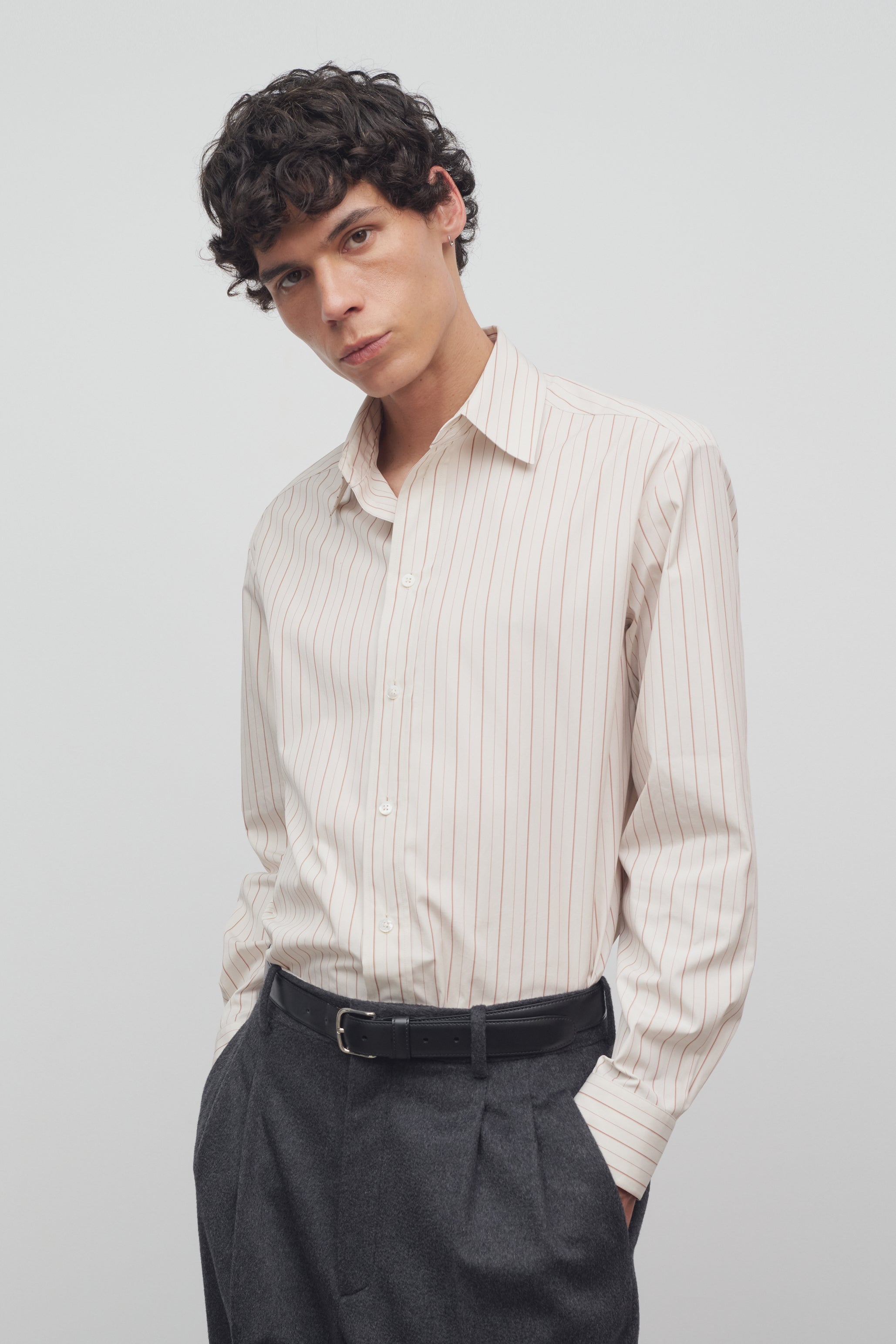 Luigi Shirt in Silk、mySite、aoinhome