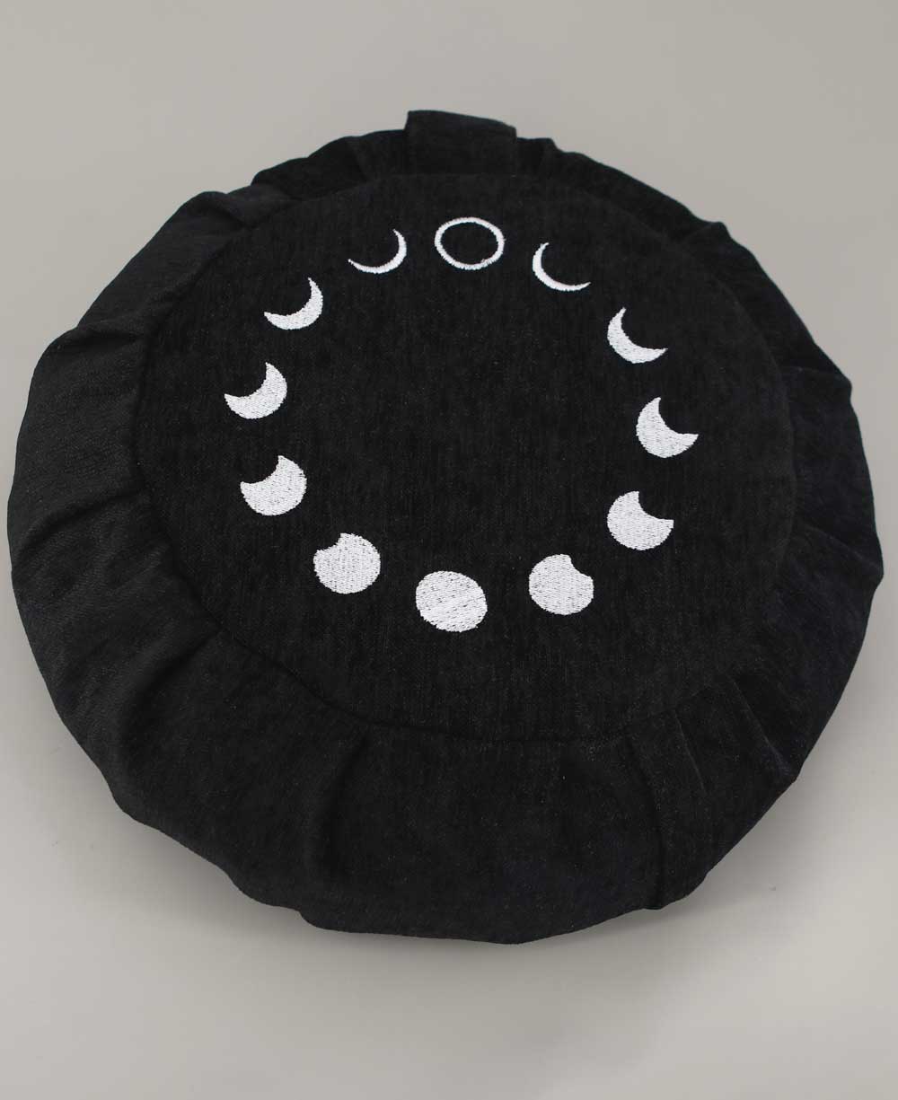 Moon Phase Black Zafu Meditation Cushion、mySite、topwebapps