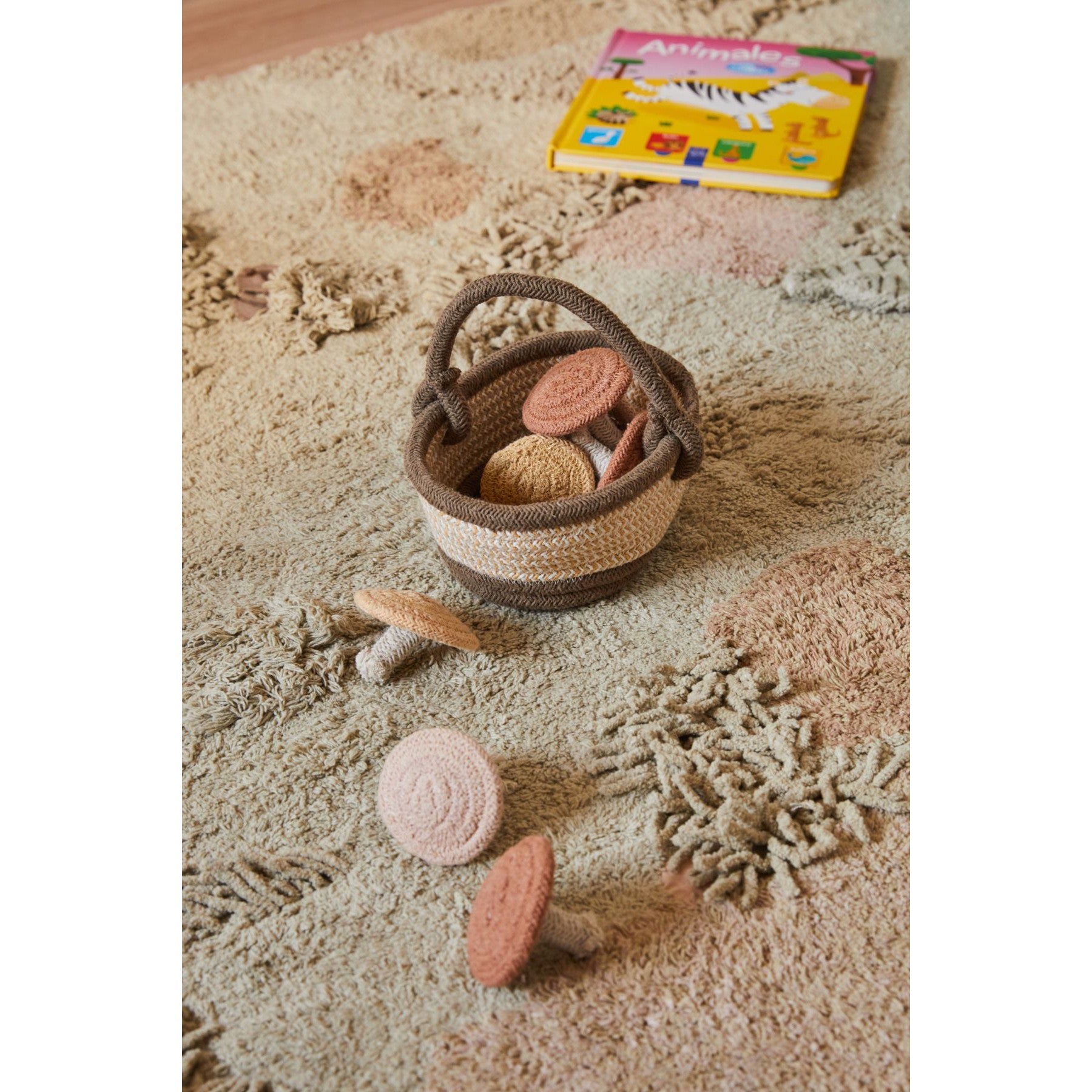 Mushroom Forest Washable Play Rug、mySite、gigharbornorthrealestate