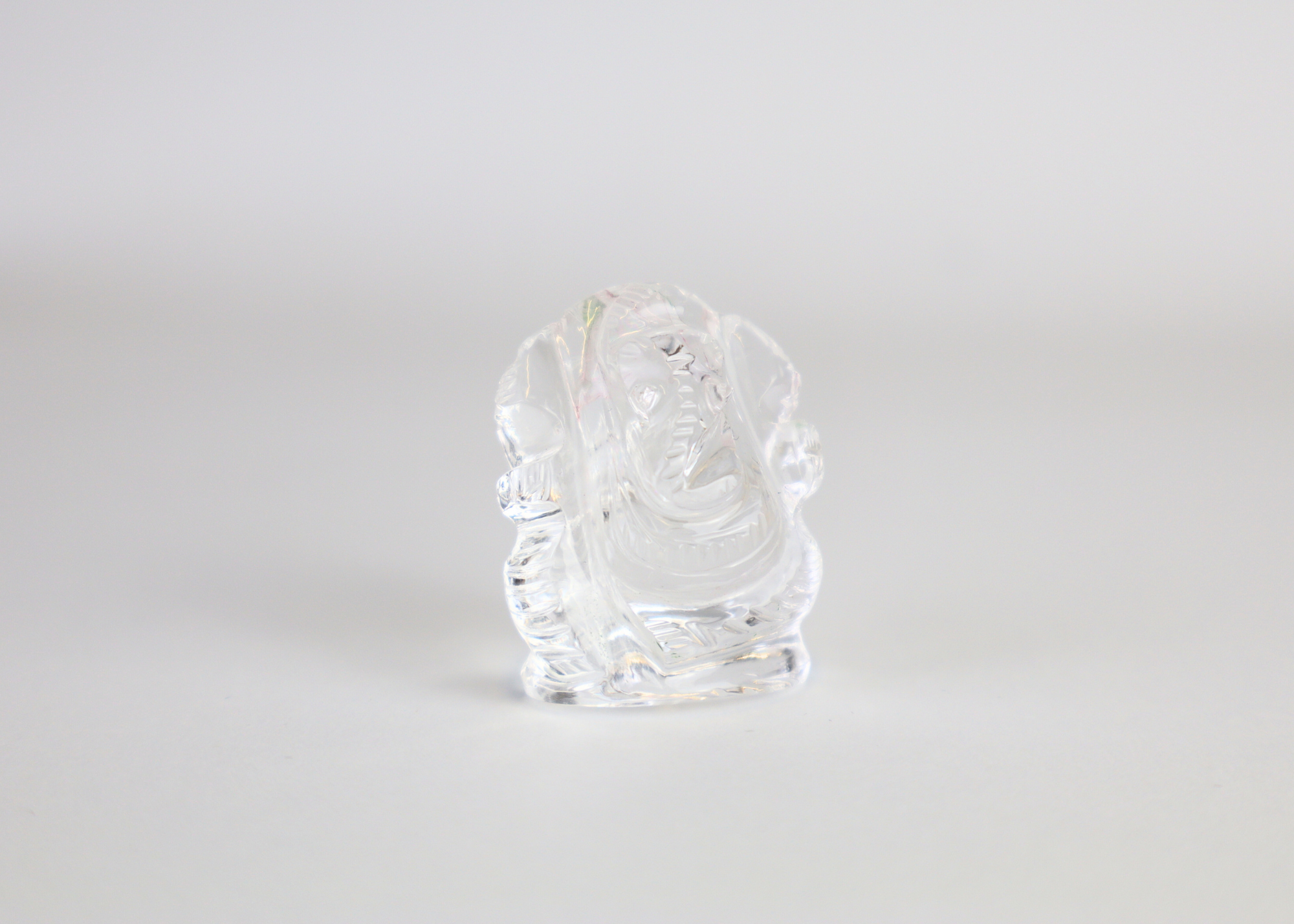 Tiny Clear Quartz Ganesha (3.5 cm)、mySite、topwebapps