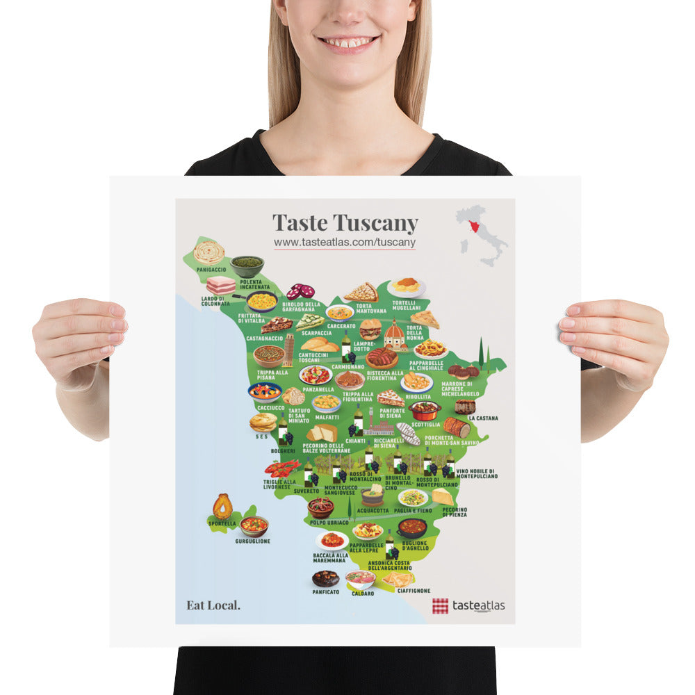Taste Tuscany Poster (in)、mySite、camillekostekn