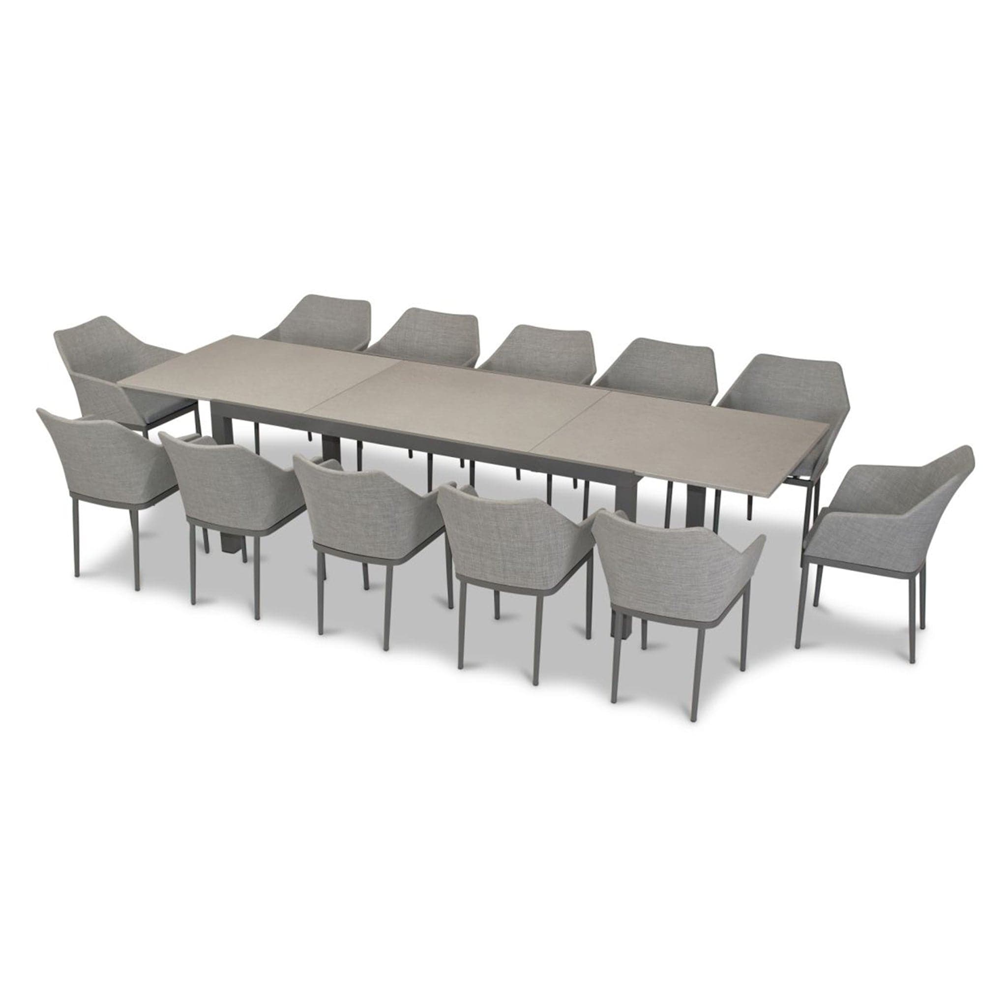 Tailor 13 Piece Extendable Dining Set、mySite、neckold