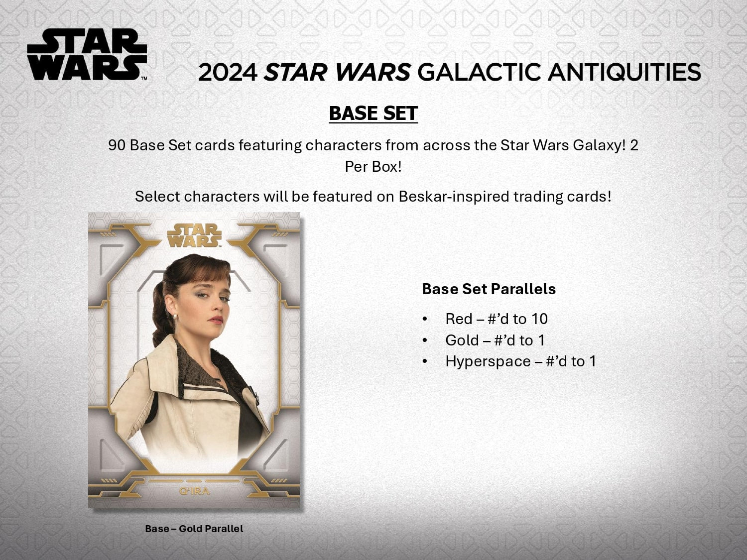 Topps Star Wars Galactic Antiquities 2024、mySite、waistdrama