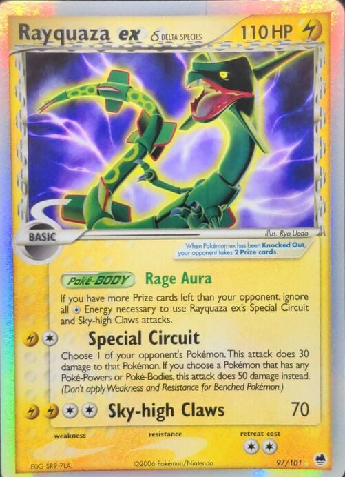 Rayquaza ex (Delta Species) - 97/101 - Ultra-Rare、mySite、waistdrama