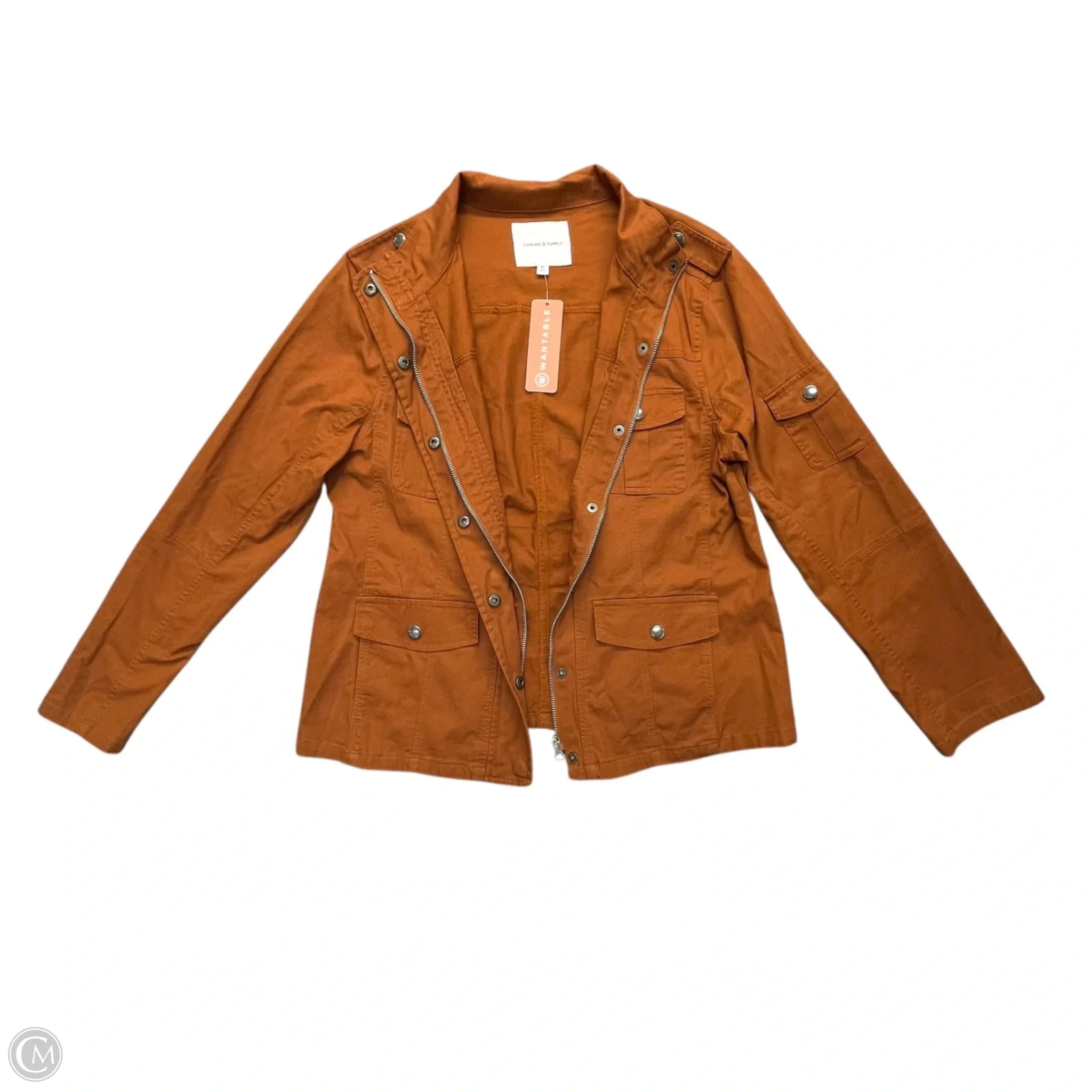 Jacket Utility By Thread And Supply In Orange, Size: Xl、mySite、garagedoors4me