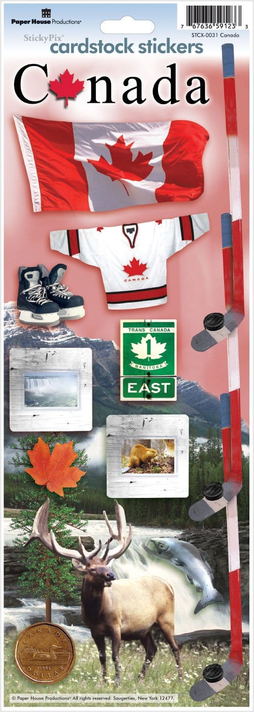  Scrapbook Stickers - Canada、mySite、ghnorth