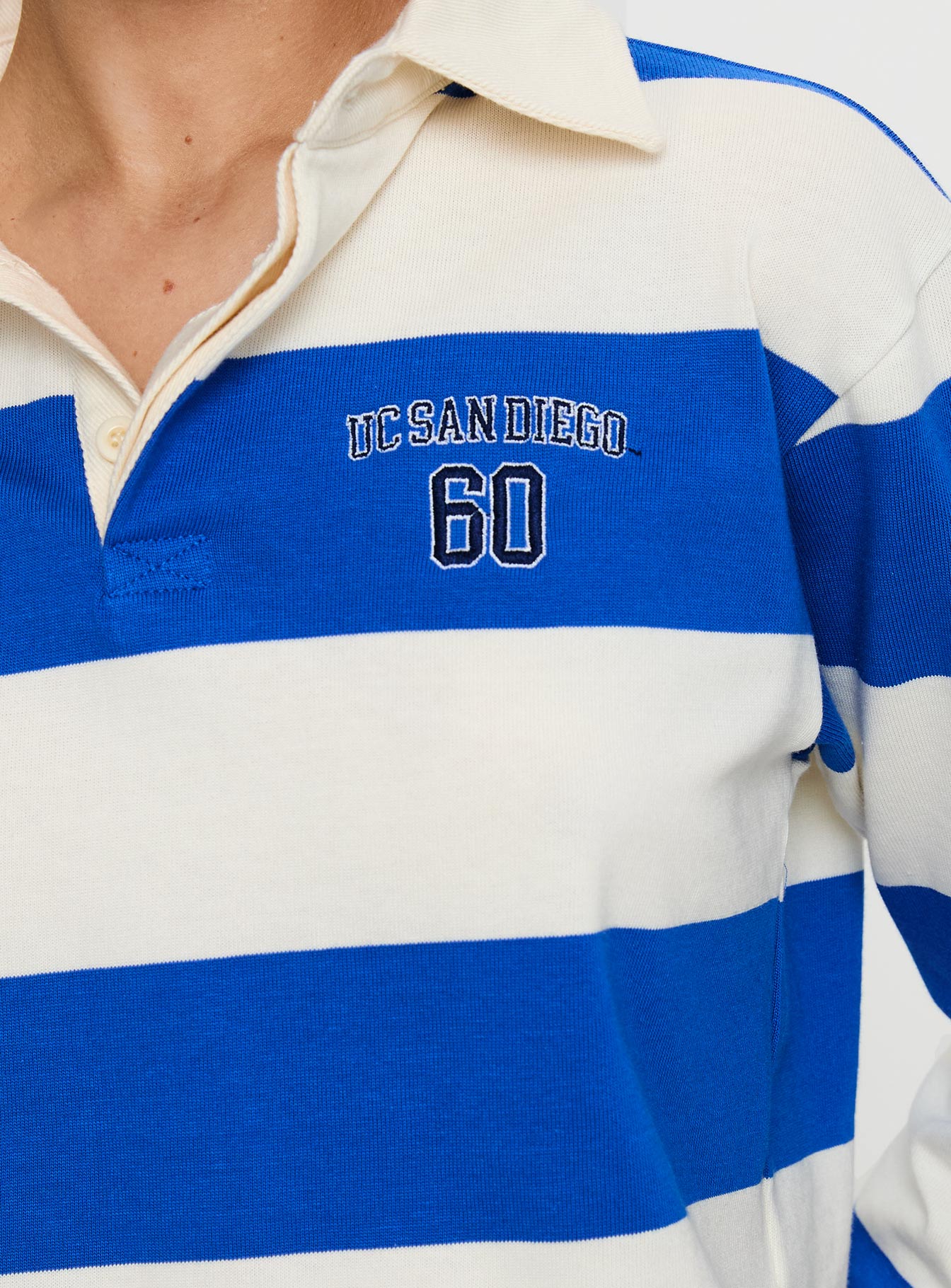 UCSD Rugby Polo Navy / White、mySite、solidvoid