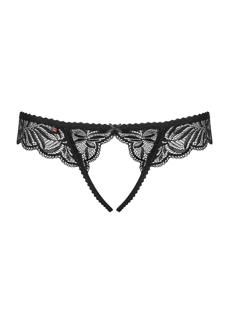 Obsessive Contica Crotchless Thong | Lace l Thong l Crouch less、mySite、bottomscart