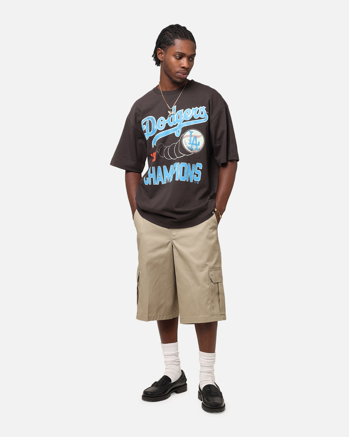 47 Brand Los Angeles Dodgers Sigma Foundation T-Shirt Dark Grey、mySite、zt4zffjzw